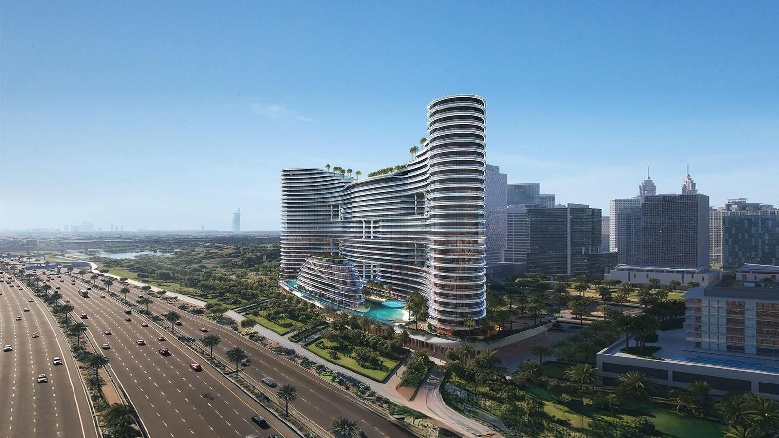 Binghatti Aquarise render 2