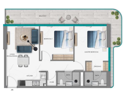 Samana South Haven — 2BR